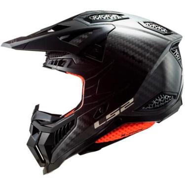 Imagem de Capacete LS2 MX703 X-Force C Solid Carbon, 62, Preto