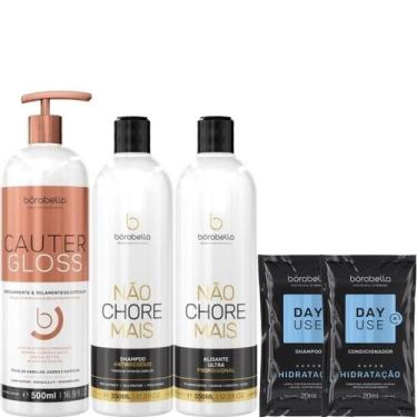 Imagem de Borabella Cauter Gloss 500ml + Kit Não Chore 2x350ml