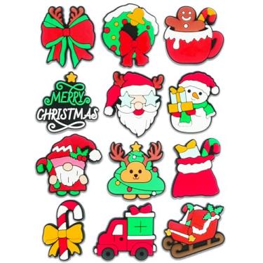 Imagem de 12 peças jogo bruxa Halloween Natal pato cachorro fitness gnomo cowgirl fazenda animal sapato pingentes para crocodilo bolha slides tamancos sandálias, animais acessórios decoração para meninas