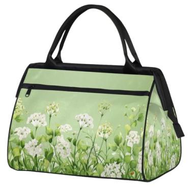 Imagem de Bolsa pequena para o fim de semana para mulheres e homens, design de autismo, bolsa de viagem dobrável, Cor: 4, 15.2*8.3*11.6 inch, Moderno