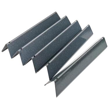 Imagem de Barras aromatizadoras esmaltadas de porcelana 16GA de 38,9 cm para churrasqueiras a gás Weber Spirit II 300, Spirit E310 E315 E320 E330 S310 S315 S320 S330 com botões de controle frontal, peças de