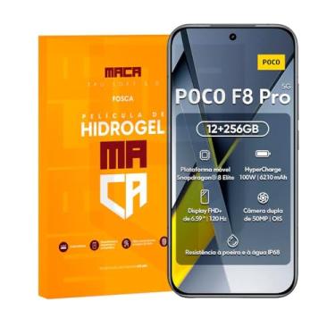 Imagem de Película Hidrogel Frontal Mi Poco F8 Protransparente/Fosca Cor:transparente