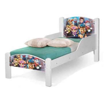 Imagem de Mini Cama Infantil Da Patrulha Canina Com Colchao 