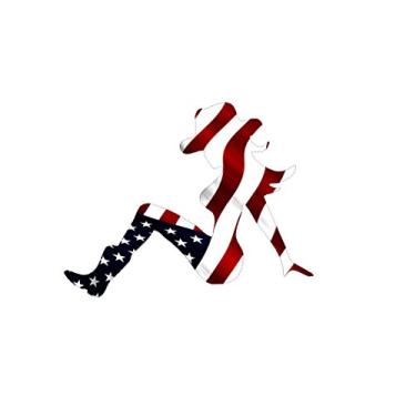 Imagem de Rogue River Tactical Decalque adesivo sexy mulher vaqueira país vaca menina silhueta bandeira americana EUA patriótica auto para-choque adesivo vinil carro caminhão RV SUV barco janela