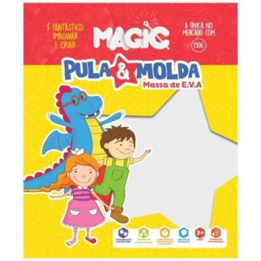 Imagem de Massa para modelar criativa magic eva 150g com 15 cores - CIRANDA