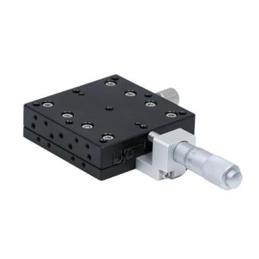 Imagem de Eixo X 60 x 60 mm Plataforma de Corte Manual Linear Estágios Rolamento Tuning Mesa Deslizante LGX60-C LX60-L/C/R Trilho Cruzado Liga de Alumínio (LGX60-L)