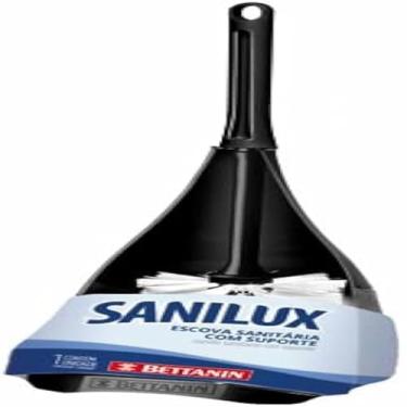 Imagem de Escova de limpeza, sanitario, base, haste e cerdas, simples, plastico, com suporte, e leve - Cores sortidas