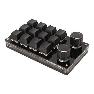 Imagem de Generic Teclado de Uma Mão, Mini Teclado Geral Programável DIY de 12 Teclas Com 2 Botões para PC (#11)