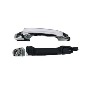 Imagem de Maçaneta externa compatível com General Motors/Silverado Sierra 2014-2022/Colorado 2015-2023/Cromada, dianteira e traseira, esquerda e direita(Front,Right)