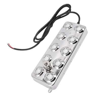 Imagem de Hyuduo Fabricante de Névoa Ultrassônica Fogger 10 Head 7L/H 304 Maker de Névoa Silenciosa de Aço Inoxidável Com Fonte de Alimentação à Prova D'água IP67 para a Piscina de Cocking