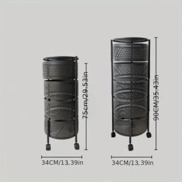 Imagem de Fruteira 4 Andares Com Rodinha