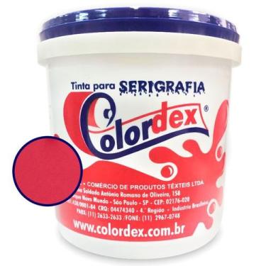 Imagem de Tinta para Serigrafia Colordex Hidrocolor Mix Magenta 1Kg - Alta Defin