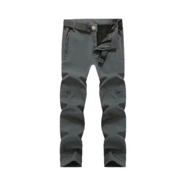 Imagem de Calças Táticas De Inverno Para Homens Em Fleece Sharkskin Para Caminha
