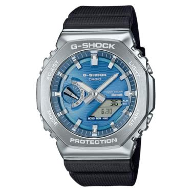 Imagem de Casio G-Shock G-Steel Relógio octogonal com mostrador azul GBM2100A-2B