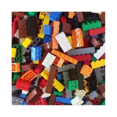 Imagem de Conjunto De Blocos De Montar Coloridos DIY 120 240PCS Blocos Clássicos