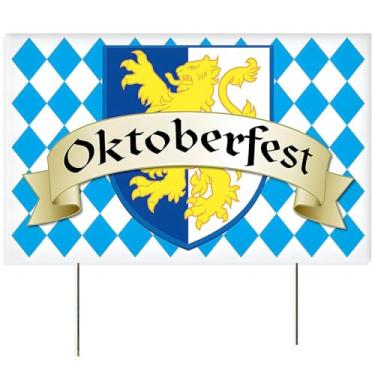 Imagem de Placa de quintal Oktoberfest - Decoração de festa - 1 peça