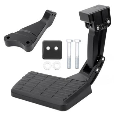 Imagem de Degrau lateral de caminhão compatível com Ford F-150 2006-2014 | 75302-01A | Degrau de cama antiderrapante e retrátil | Durável e resistente à corrosão | Capacidade de 181 kg