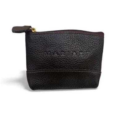 Imagem de Porta-moedas Feminino De Couro Legítimo Mariart Pn10 Nude Croco-Feminino