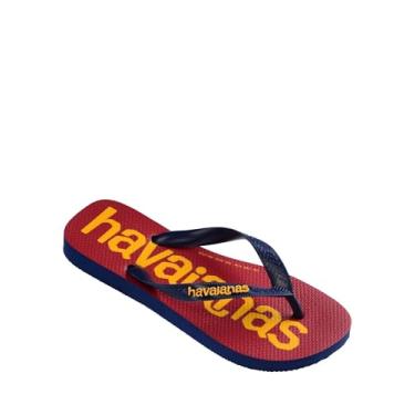 Imagem de Chinelo Marinho Top Logomania 2 Havaianas Unisex n° 35/36