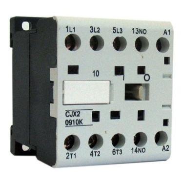 Imagem de Contator jng mini cjx2-k09 trip 24v 1na vca