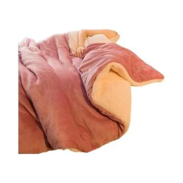 Imagem de Cobertor De Lã Dupla Face Tamanho Queen, Quente Para Inverno, Capa De 