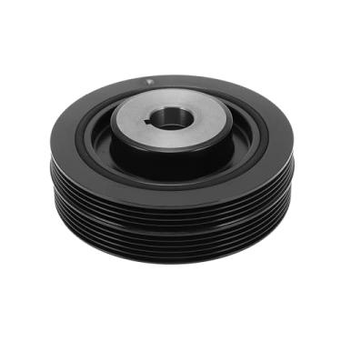 Imagem de Hihaha No.12305AA251 Polia de cambota balanceadora harmônica do motor para Subaru Legacy 1997-2008 Polia de balanceador harmônico polia de manivela 6 sulcos durável
