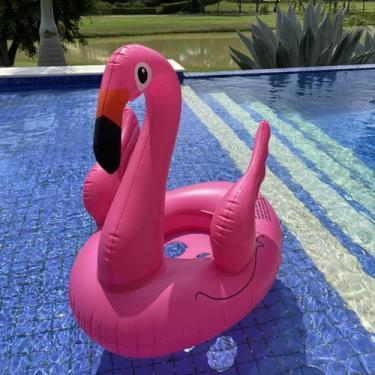 Imagem de Boia Bote Infantil Inflavél Flamingo + 1 Ano - Elite