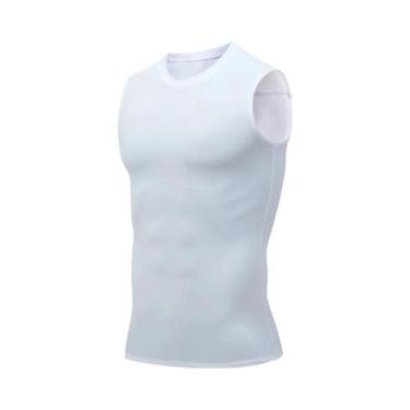 Imagem de Camiseta Sem Mangas De Compressão Para Homens, Rápido Secagem, Para Ac