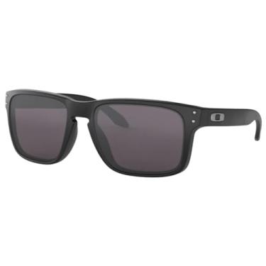 Imagem de Óculos de Sol Oakley Holbrook 0OO9102L 9102U7 Tam 55 / Preto Fosco - Lentes Grey/Dark Grey
