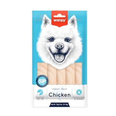 Imagem de Petisco para Cães Wanpy Creamy sabor Frango 70g