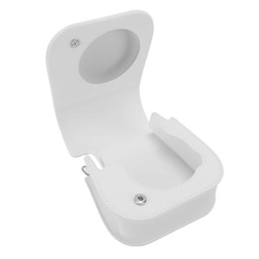 Imagem de Fabater Capa Protetora de Couro PU para Câmera Com Textura Macia e Fecho Magnético para Mini12 Mini11 Câmera Instantânea Com Alça de Ombro para Entusiastas da Fotografia (Branco)