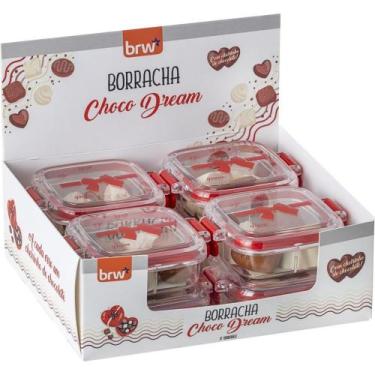 Imagem de Borracha Decorada Choco Dream com Cheiro 4 Modelos Display com 8 Marmi