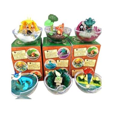 Imagem de Caixa Surpresa De Figuras De Anime Pokémon Pikachu Eevee Snorlax Céu E