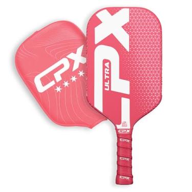 Imagem de CPX Ultra Series Kevlar Friction Surface Pickleball Paddle - núcleo de favo de mel de polipropileno de 16 mm, leve para velocidade (rosa)