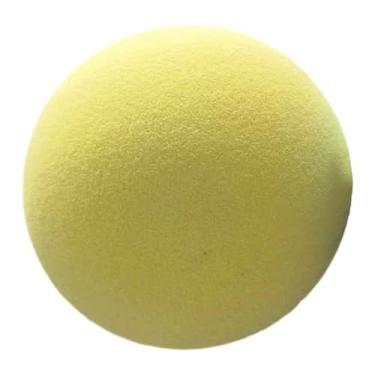 Imagem de harayaa Bola de Pickleball Silenciosa em PU Macio para Melhorar a Coordenação, Bola de Treino Silenciosa de 74mm para Quadras de Parques, Crianças e, Amarelo