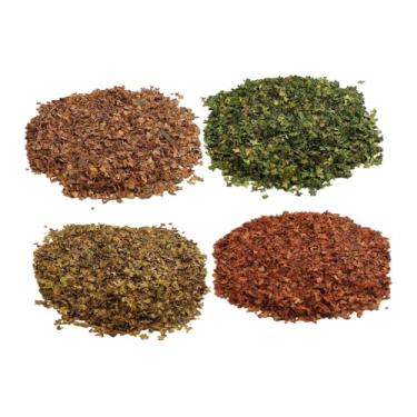 Imagem de oshhni Folhas em miniatura, simulação de folhas de bordo realistas de outono em 4 cores para dioramas, maquetes de paisagens e cenas de ferromodelismo, 36ml Embalado