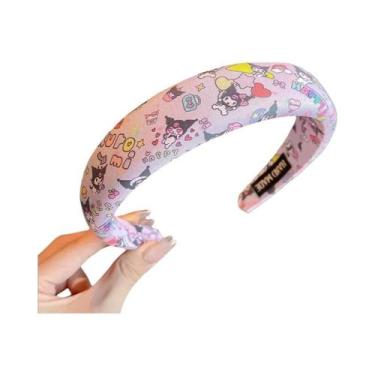 Imagem de Tiara Alta Kuromi Para Meninas, Acessórios De Cabelo Infantil Sanrio, 