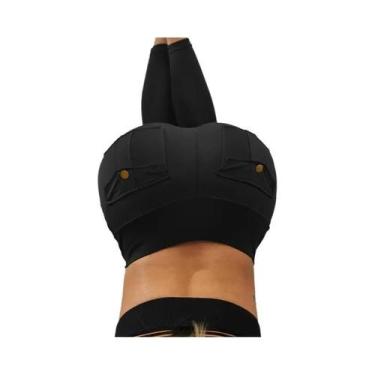 Imagem de Calças De Yoga Sem Costura De Cintura Alta Para Mulheres, Leggings Esp