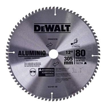 Imagem de Disco de Serra P/ Esquadria 12 Dwa03230 80 Dentes Dewalt - BLACK&DECKE