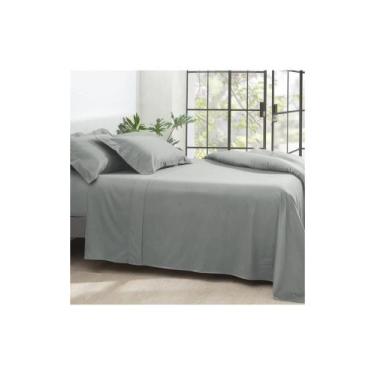 Imagem de Lençol King Kacyumara Satineé 300 Fios 45, VERDE GREENJOY, .