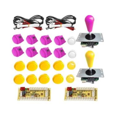 Imagem de Kit De Joystick Para Arcade DIY, Controlador USB, Joystick De 8 Direçõ