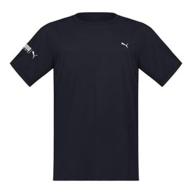 Imagem de Camiseta Térmica Puma UV50+ Manga Curta Masculina, Preto, G