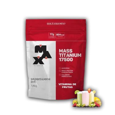 Imagem de Hipercalorico 1,4 kg 17500 Mass Titanium - Max Titanium-Unissex