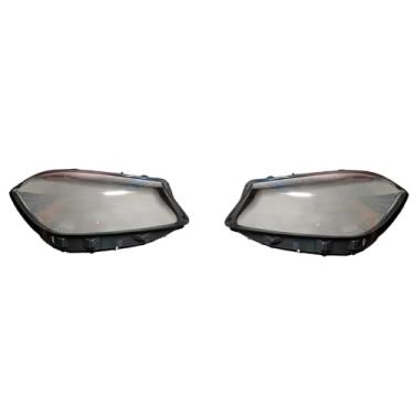 Imagem de Capa do farol carro compatível com Benz W176 A-Class A180 A200 A260 A45/AMG 2017-2018 Abajures Farol Tampa da lente Shell lâmpada de vidro(Left and Right 2 Pcs)