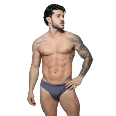 Imagem de Sunga Slim Grafite Silk Gel Garda Uomo-Masculino