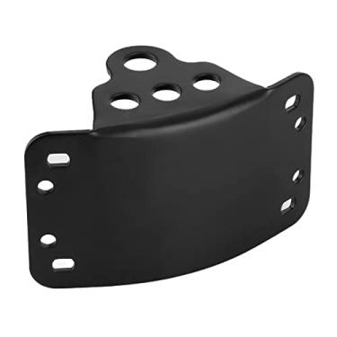 Imagem de Generic Suporte de Placa de Licença de Montagem Lateral Kit de Luz Traseira de Aço Durável para Motocicletas Cruisers/Bobbers/Choppers Com Eixos de 3/4 pol., Resistente à Ferrugem, Adequado para a