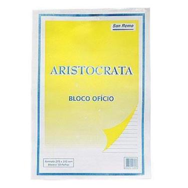 Imagem de Bloco com Pauta Sulfite Ofício 50 Folhas 1 UN San Remo