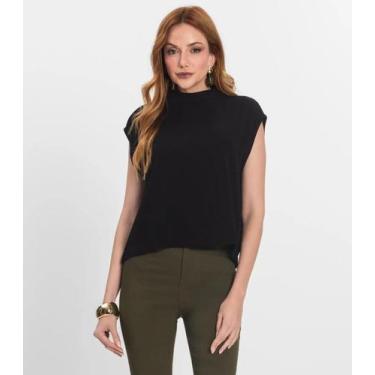 Imagem de Blusa Feminina Gola Alta Endless Preto, GG, Preto