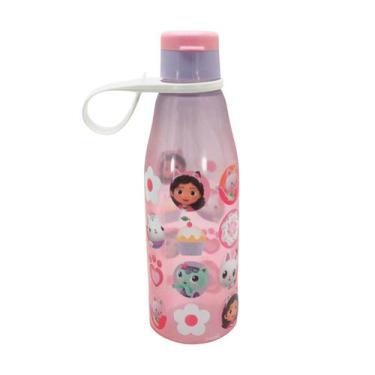 Imagem de Garrafa Infantil de Plástico  Com Tampa Abre Fácil 530ml Plasútil, A C