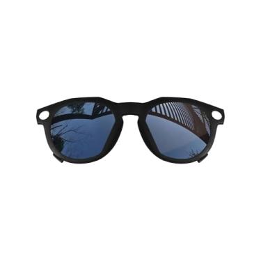 Imagem de MYCOURAG Armação preta de lentes polarizadas com proteção UV para óculos de sol Oakley Meta HSTN OW8002 51 mm – Revestimento polarizado espelhado de titânio